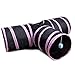 Produktbild Ballylelly-Pet Supplies Pet Katze Tunnel 3 Way Faltbare Katze Tunnel Katze Spielzeug Drill Eimer