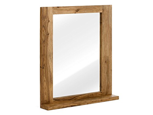 massivum Spiegel Stark 68x78x13 cm Palisander braun lackiert