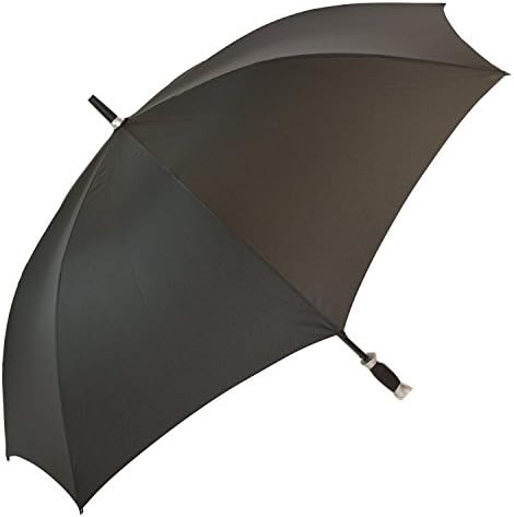 De-Luxe Auto Golf Umbrella - Black