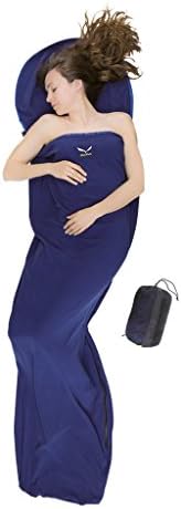Salewa MICROFLEECE LINER SILVERIZ.ZIP - Sleeping Bag, Unisex, Blue, LEFT