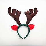 Xuanhemen Huevas de Navidad Horquilla Cintas para el cabello Decoraciones de Navidad Adornos de peluquería para fiestas navideñas Papá Noel