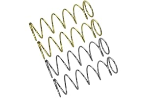 Spare Springs For Front/Rear Dampers (Sutiable For 1/10 For Traxxas Maxx Original Dampers And GPM Optional Dampers) - 4Pc Set Gold+Silver