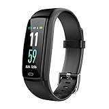 Fitness Armband Uhr, Bluetooth Activity Tracker Mit Herzfrequenz Monitor Pedometer Für Kinder Frauen Männer Wasserdichter Fitness-Tracker