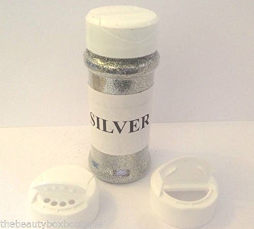 100 G Botella Mezcladora para plateado - purpurina uñas CRAFT floristería copa de vino