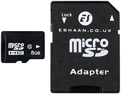 Micro SD Card 8GB Class 10 ES Trader H2TESTW Pass Class 10 Micro SD SDHC Memory Card With Free SD Adapter