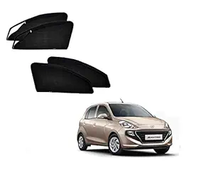 Kozdiko Zipper Magnetic Sun Shades Car Curtain for Hyundai New Santro (2018-Present)