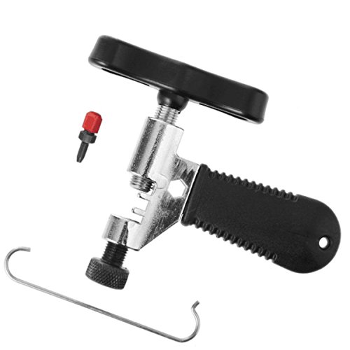 Kettennietdrücker, GOCHANGE Kettenwerkzeug Kettennietentferner,Kettennieter für Fahrrad Ketten Entferner Werkzeug, schwarz - 5