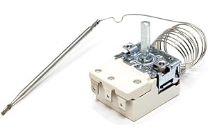 EWBOB Termostato Forno Universale Cucina 338° Ego Alb 23mm 3 Contatti