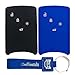 Produktbild coolbestda Silikon Auto Karte Schlüsselanhänger Cover Case Protector Keyless Entry Halterung für Renault Laguna Koleos Megane 4BUTTONS, schwarzblau