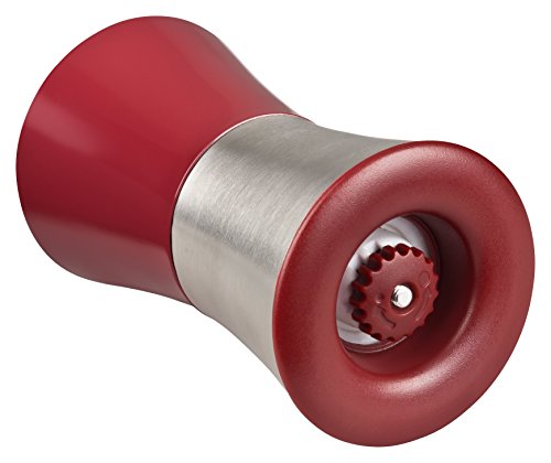 Salz oder Pfeffermühle mit Keramik Mahlwerk (rot) - 2