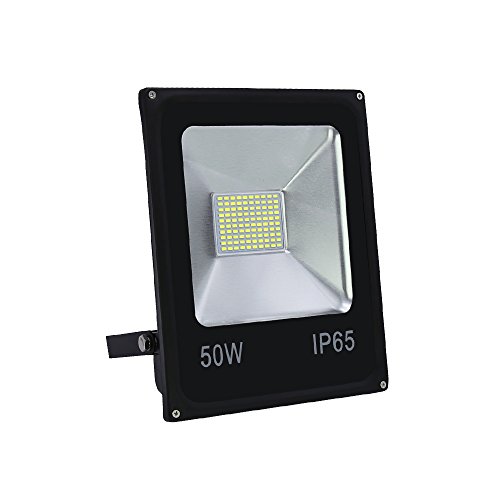 VINGO® Led fluter 50w flutlicht SMD scheinwerfer kaltweiss IP65 baustrahler 6000-6500K Strahler Wandstrahler Wasserdicht - 3