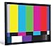 Produktbild JP London gerahmt UHF VHF Retro TV Signal Farbe Bars Gallery Wrap Heavyweight Canvas Art Wanddekoration, 51,8 cm hoch x 67 cm breit x 3,2 cm Dick