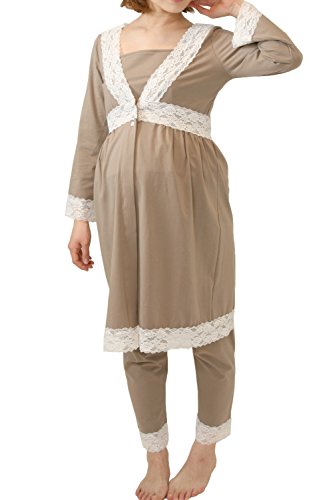 Sweet Mommy Maternity and Nursing Lacy Pajamas GRL