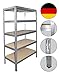 Produktbild PROFI Steckregal SL 200x80x60 cm verzinkt mit 5 Böden - Kellerregal Lagerregal Schwerlastregal Garagenregal Regalsystem Fachbodenregal Werkstattregal Haushaltsregal Ordnerregal Metallregal Regal