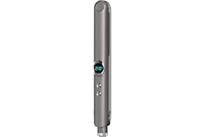 Eachans Cordless Hair Straightener Anti-Scald, Rechargeable Cordless Travel Flat Iron, Mini Ceramic Hair Straightener with 4000mAh Battery, Multiple Heat Settings, Travel Size (Gray)