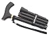 Produktbild Switch Sticks Gehstock, höhenverstellbar und zusammenklappbar, schwarz