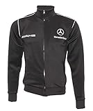 jacke bestickt  OTO-MOTO Mercedes AMG Benz Neopren Jacke Langarm Neoprenjacke Herren Männer Bestickt Bestickung Stickerei Schwarzes (M)