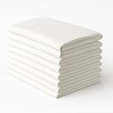 Suvay Pamuklu Fermuarlı İ&ccedil; Yastık Kılıfı 10'lu Set Beyaz 50x70 cm