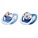 Dr Brown's Twin Pack Soothers 6-18m (Blue Dog/Dots)