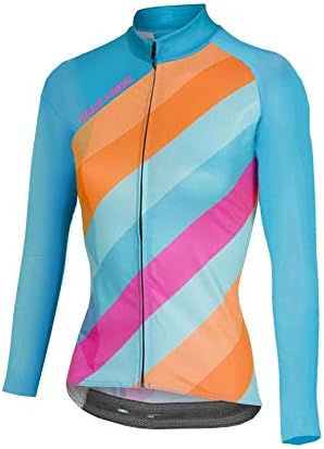 Uglyfrog Women Cycling Jersey Suits Thermal Fleece Road Bike Set Winter Windproof Bicycle Clothing with bib Trousers Full Zip Colorful ZRWX02F