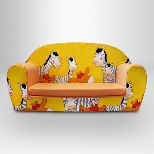 Ready Steady Bed Childrens Foam Sofa, Savannah - Zebra