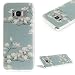 Produktbild Kristall Silikon Hülle für Samsung Galaxy S8,CESTOR Luxus 3D Gemalter Entwurf Ultra Dünn Weich Flexibel TPU Gummi Stoßdämpfend Leicht Schutzhülle für Samsung S8,Magnolie