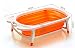 Foldable Baby bath Tub - Lighweight and Sturdy ideal for easy Storage by Babyhugs - PINK