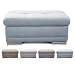 Produktbild Cavadore Polsterhocker Aniamo / Gepolsterter Hocker als Sitzhocker, Beistellhocker oder Fußbank / 100 x 43 x 67 / Hellblau