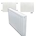 Produktbild Flachheizkörper mit 6-fach Anschluss (seitlich o. unten rechts anschließbar), Typ 22, Höhe 600mm, Länge 1000mm, Tiefe 105mm, 1748 Watt