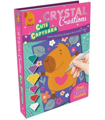 Crystal Creations Mini Axolotl – Kit Diamond Painting Per Principianti Con 1500+ Diamanti, Pennino E Gomma - 2