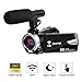 Produktbild Camcorder Kamera mit Mikrofon FHD 1080P 30 FPS 24,0 MP Videokamera Camcorder WiFi Night Vision Vlogging Kamera 16X Digital Zoom HDMI-Ausgang