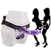 Produktbild Vibrierend Strap On Umschnall Dildos, Lesbians Masturbator Sexspielzeugset mit 2 Dildos, Adjustable Erotisches Sex-Spielzeug Penis für Adult(Violett)
