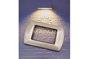 TOT ELECTRIC Placche Di Metallo compatibili con Bticino Living International da 3 4 7 posti vari colori per supporti Bticino LN4703 L4703 (3 posti, T08 - Champagne)