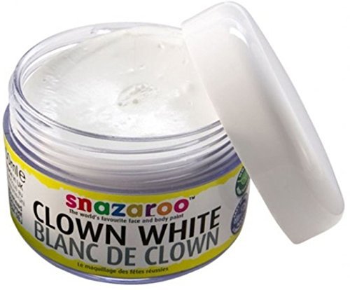 Snazaroo Fancy Party Creamy Water Based Make-up Clown Face Paint White 50ml Uk