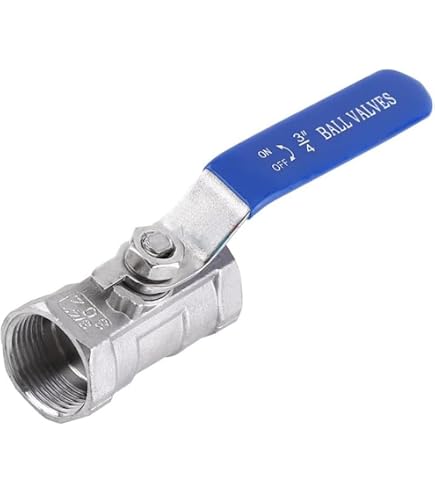 Lot De 3 Robinets à Boisseau Sphérique Inox 1/2", 3/4", 1" + Ruban Téflon – Vanne D'Arrêt Robuste Et Étanchéité Parfaite