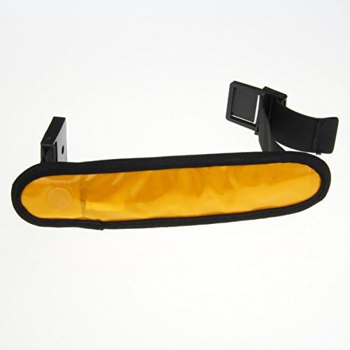 ACEVERLED High Visibility Flashing Safety Armband Cycling Jogging Walking Reflective LED Armband Christmas and Party Costumes and Tool (Orange)