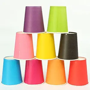 Generic Yellow : New Arrival 10PCS Disposable Paper Cup Party Candy Bottle Outdoor Camping Picnic Drinkware Vending CateringTumblers Drinking