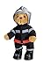 Produktbild Peluche Ours Pompier debout - 37 cm