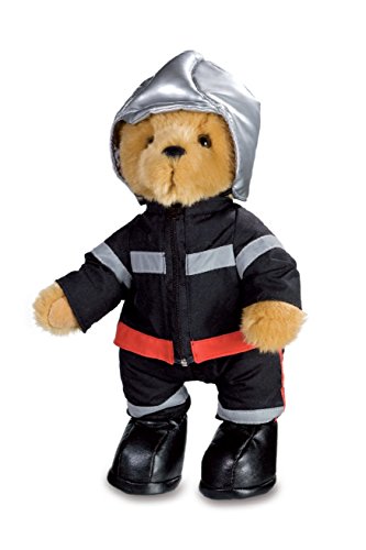Preisvergleich Produktbild Peluche Ours Pompier debout - 37 cm