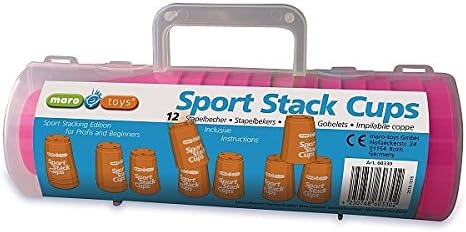 Maro-toys Speed Stack Cup Set in Carrying Case (12-Piece)