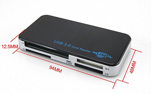Ronsen 180A All-in-1 USB 3.0 Portable Kartenleser für alle digitalen Speicherkarten inkl. SD / XD / Micro SD / TF / MS / M2 / CF / MD Karte - 3