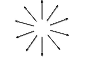 TALTAW 10 Pack Replacement Nibs PN05A Compatible with Huion Digital Pen Stylus PW517 for Huion Pen Display Kamvas 12, Kamvas 13, Kamvas 16 2021, Kamvas 22, Kamvas 22 Plus (Black, 10 Pack)