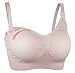 iLoveSIA Womens Breastfeeding Nursing Bra Black+Beige+Pink Size XL Fit 36CD 38BC 40AB