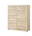 Produktbild Stella Trading TABB383011 Garderobe, Holz, braun, 37 x 92 x 111 cm