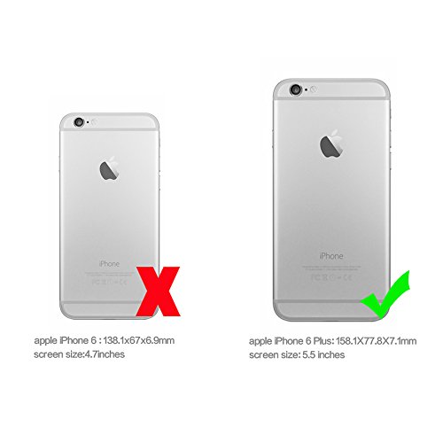 iphone 6/6S Plus Hülle Badalink iphone 6/6S PlusSchutzhülle TPU Handyhülle Case Cover Handytasche Anti-Rutsch Kratzfest Handyhülle Case Cover für Iphone 6/6S Plus Matt Rosa - 8