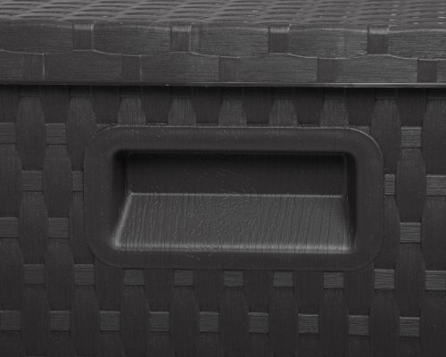 Kissenbox Rattan anthrazit - 7