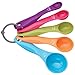 5 Pieces Multicolor Cooking Baking Measuring Spoons With Teaspoons, Tablespoons RS.99.00