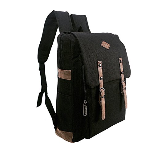 Echofon Canvas Rucksack Laptop-Tasche Computer Tasche Rucksack Daypack Sporttasche Reisetasche Wandern Bag Camping-Tasche