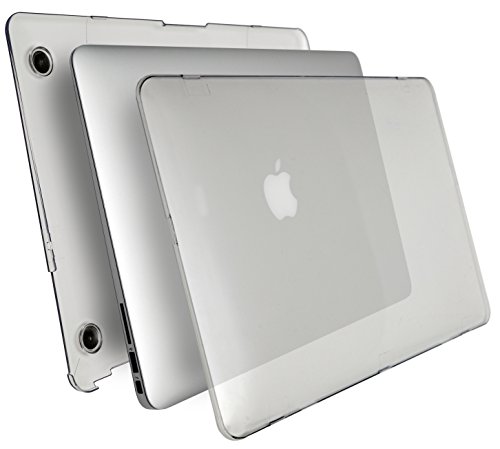 MyGadget Macbook Air 13 Zoll Hülle *matt* Case (Laptop Modell ab Mitte 2011) Plastik Schutzhülle Hartschale Schutz Cover Verkleidung (Transparent) - 2