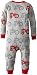 Hatley Baby-Boys Infant Sleepy Romper -Silhouette Tractor Pyjama Set, Grey, 18-24 Months